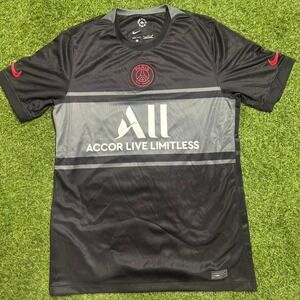 Nike‎ PSG Soccer Jersey (Black, M)